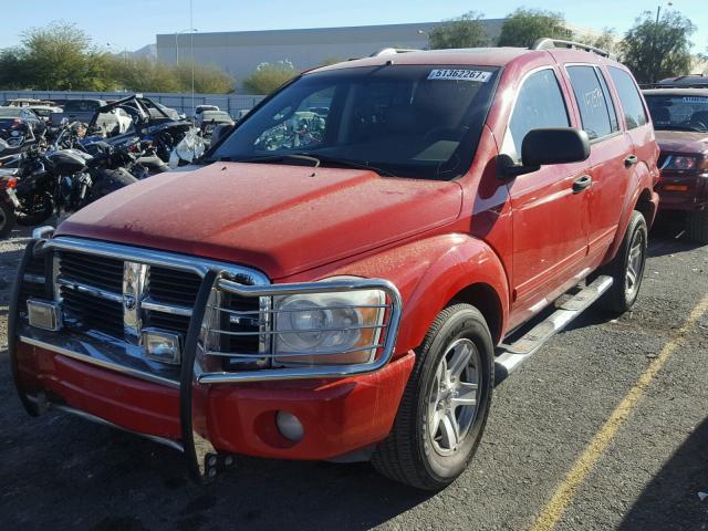 1D4HB48D14F144044 - 2004 DODGE DURANGO SL RED photo 2