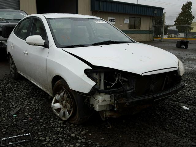 KMHDU46D37U132742 - 2007 HYUNDAI ELANTRA GL WHITE photo 1