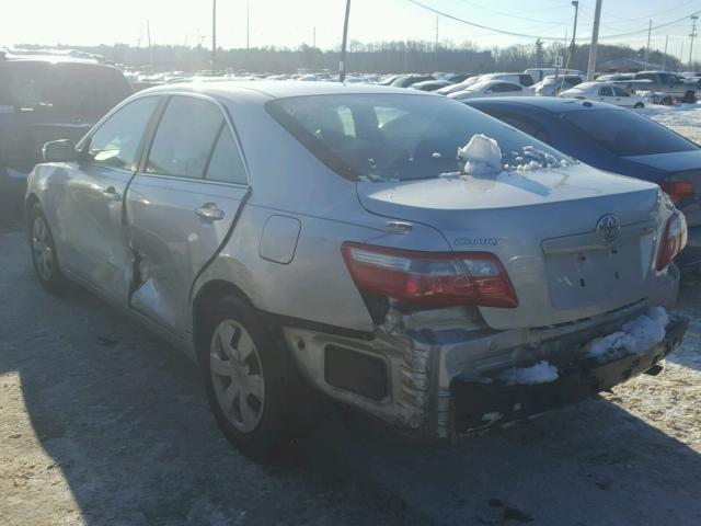 4T1BE46K27U023949 - 2007 TOYOTA CAMRY NEW SILVER photo 3