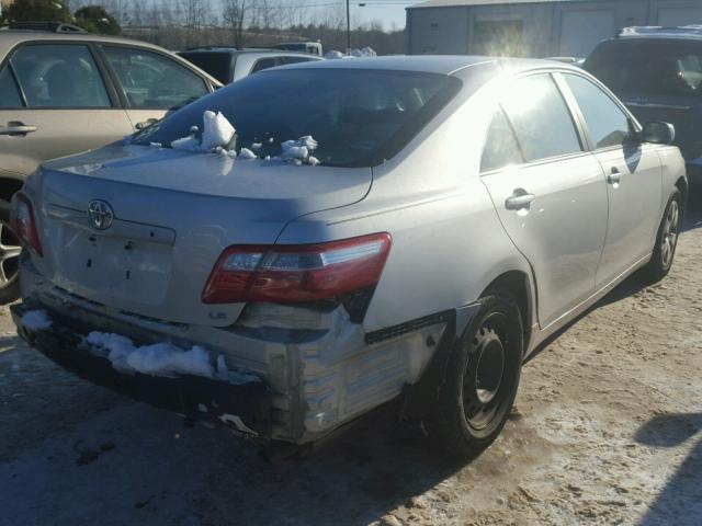 4T1BE46K27U023949 - 2007 TOYOTA CAMRY NEW SILVER photo 4