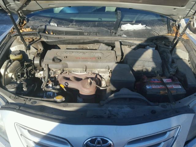 4T1BE46K27U023949 - 2007 TOYOTA CAMRY NEW SILVER photo 7