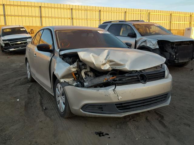 3VW1K7AJ8EM242812 - 2014 VOLKSWAGEN JETTA BASE SILVER photo 1