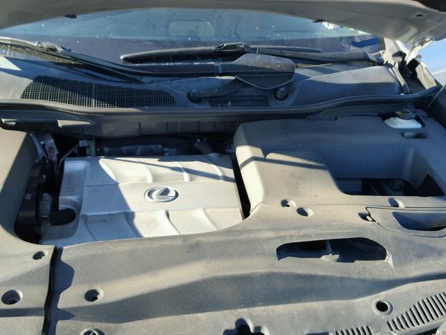 2T2BK1BA0AC020394 - 2010 LEXUS RX 350 SILVER photo 7