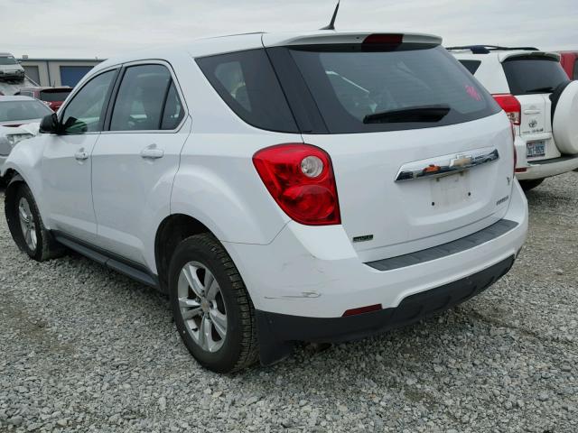 2GNALBEK6C1114392 - 2012 CHEVROLET EQUINOX LS WHITE photo 3