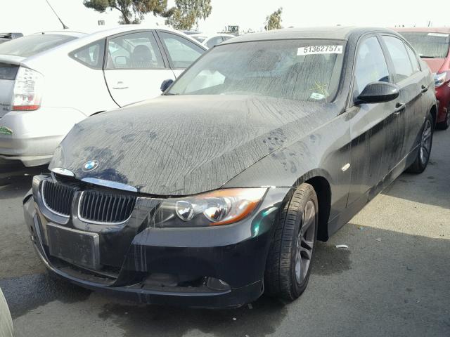 WBAVC53548FZ86771 - 2008 BMW 328 I SULE BLACK photo 2