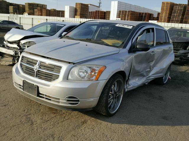 1B3HB48A09D172411 - 2009 DODGE CALIBER SX SILVER photo 2