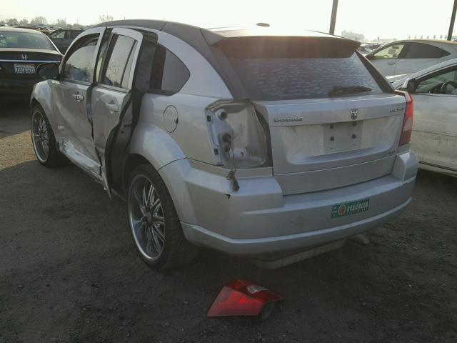 1B3HB48A09D172411 - 2009 DODGE CALIBER SX SILVER photo 3