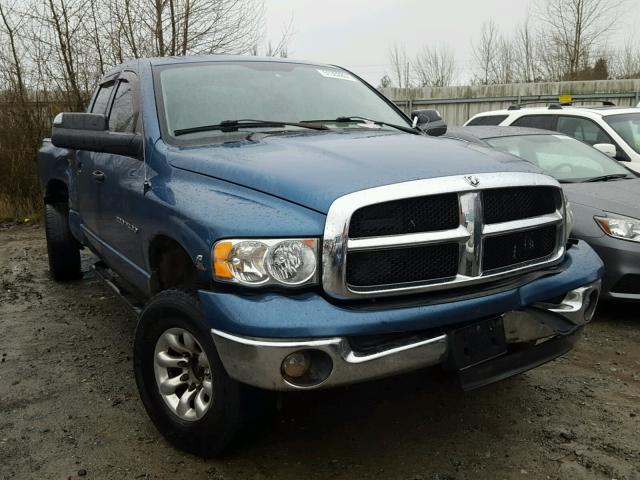 3D7KU28C14G247042 - 2004 DODGE RAM 2500 S BLUE photo 1