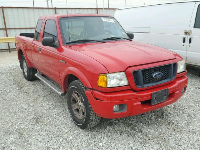 1FTYR14U45PA73799 - 2005 FORD RANGER SUP RED photo 1