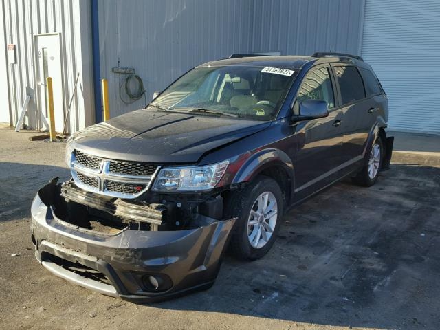 3C4PDDBG3ET250931 - 2014 DODGE JOURNEY SX CHARCOAL photo 2