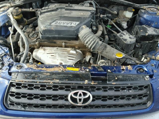 JTEGH20V230102284 - 2003 TOYOTA RAV4 BLUE photo 7