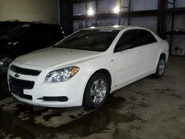 1G1ZG57B88F285670 - 2008 CHEVROLET MALIBU LS WHITE photo 2