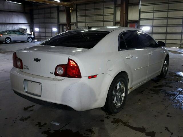 1G1ZG57B88F285670 - 2008 CHEVROLET MALIBU LS WHITE photo 4