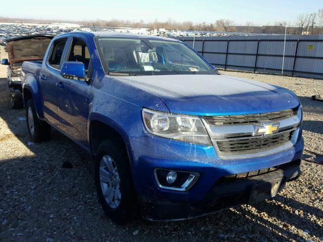 1GCGTCEN6J1141260 - 2018 CHEVROLET COLORADO L BLUE photo 1