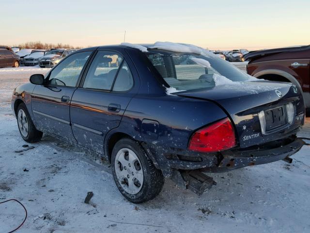 3N1CB51D55L496271 - 2005 NISSAN SENTRA 1.8 BLUE photo 3