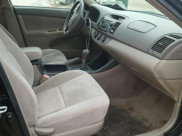 4T1BE32K34U287080 - 2004 TOYOTA CAMRY LE შავი ფოტო 5