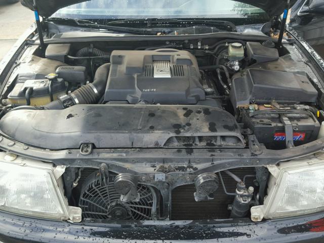 JT8BH22F1T0043294 - 1996 LEXUS LS 400 BLACK photo 7