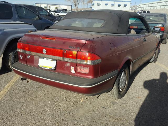 YS3DD75B0T7006815 - 1996 SAAB 900 S RED photo 4