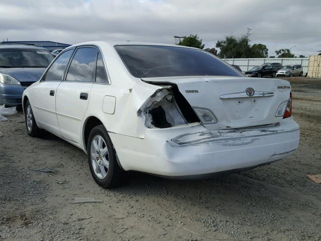 4T1BF28B22U262229 - 2002 TOYOTA AVALON XL WHITE photo 3