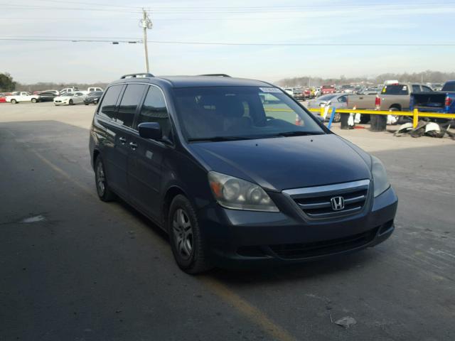 5FNRL38445B011373 - 2005 HONDA ODYSSEY EX GRAY photo 1