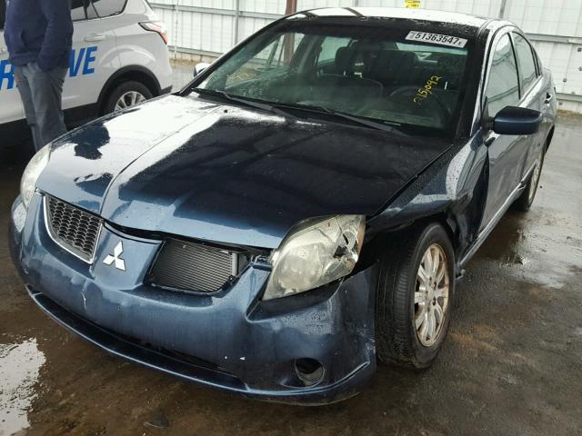 4A3AB36F76E049023 - 2006 MITSUBISHI GALANT ES BLUE photo 2