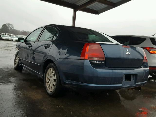 4A3AB36F76E049023 - 2006 MITSUBISHI GALANT ES BLUE photo 3