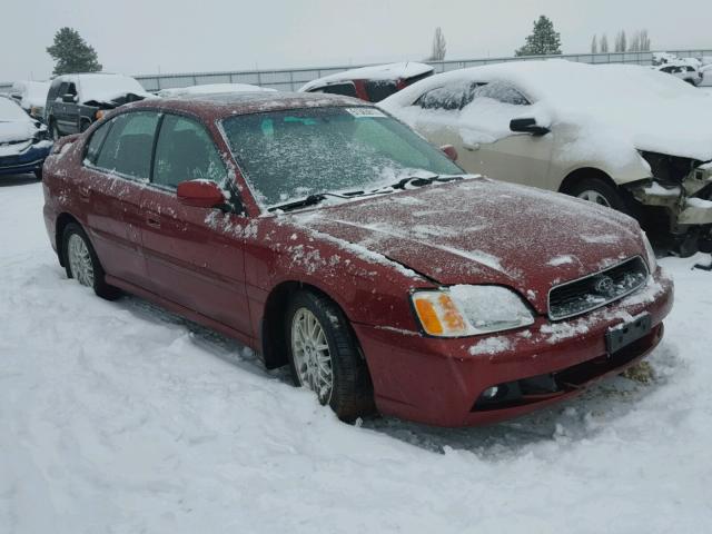 4S3BE635437215994 - 2003 SUBARU LEGACY L RED photo 1