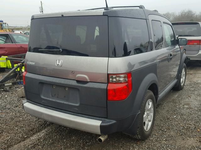 5J6YH18695L005742 - 2005 HONDA ELEMENT EX GRAY photo 4