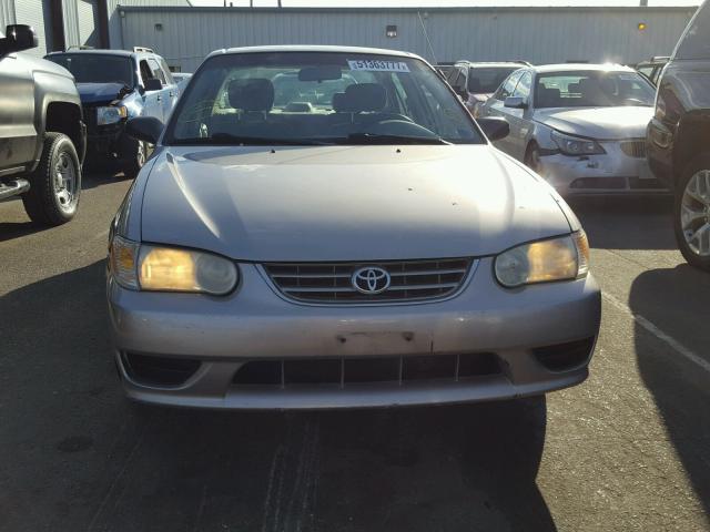 2T1BR12E1YC348243 - 2000 TOYOTA COROLLA VE TAN photo 9