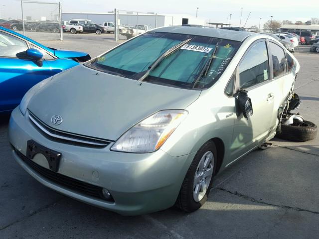 JTDKB20U383388546 - 2008 TOYOTA PRIUS GREEN photo 2