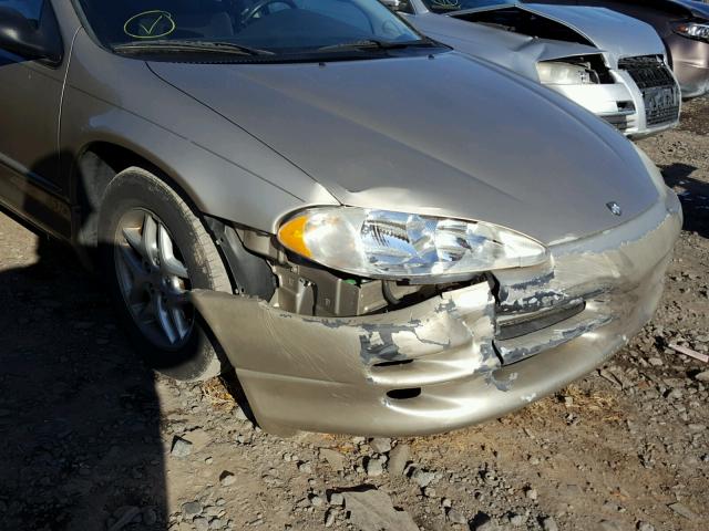 2B3HD46R53H561218 - 2003 DODGE INTREPID S GOLD photo 9