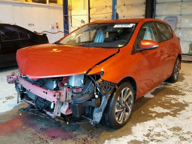 JTNKARJE4GJ521873 - 2016 TOYOTA SCION IM RED photo 2