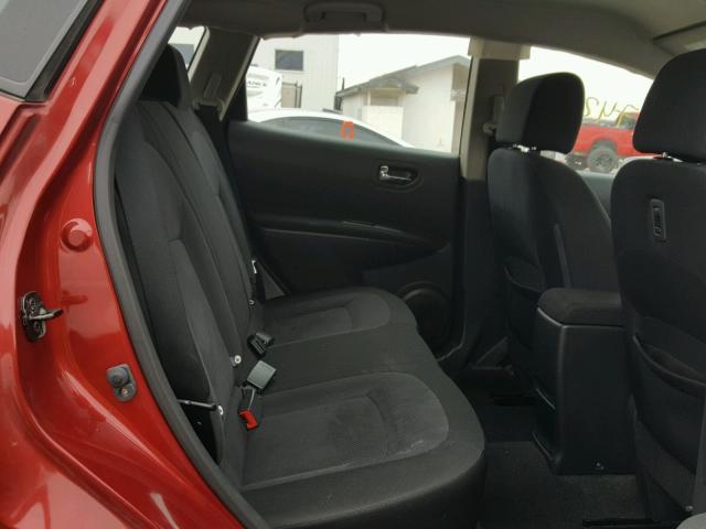 JN8AS5MV8DW605991 - 2013 NISSAN ROGUE S RED photo 6