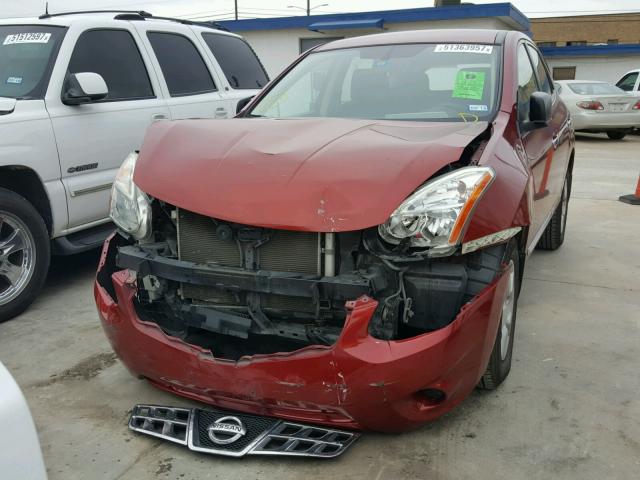 JN8AS5MV8DW605991 - 2013 NISSAN ROGUE S RED photo 9