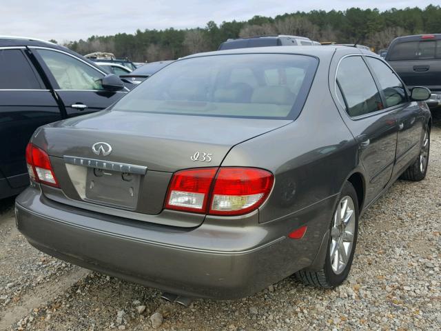 JNKDA31A43T102619 - 2003 INFINITI I35 BROWN photo 4