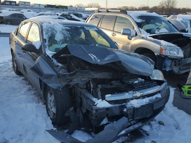 1G1ZT52845F318697 - 2005 CHEVROLET MALIBU LS ნაცრისფერი ფოტო 1