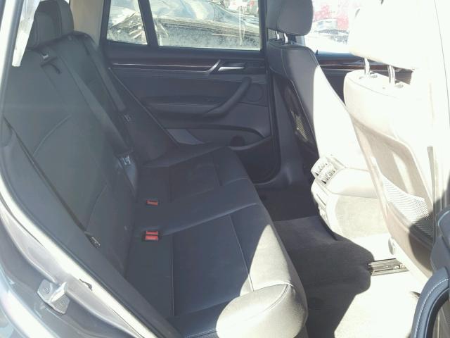 5UXWX9C52F0D60706 - 2015 BMW X3 XDRIVE2 CHARCOAL photo 6