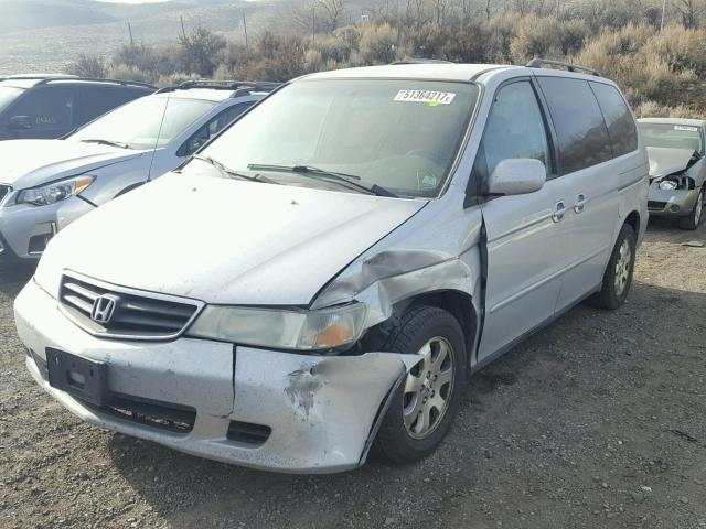 5FNRL18033B002615 - 2003 HONDA ODYSSEY EX SILVER photo 2