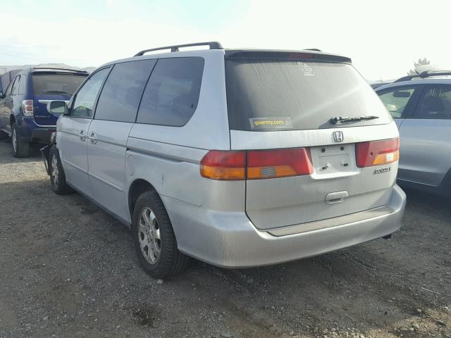 5FNRL18033B002615 - 2003 HONDA ODYSSEY EX SILVER photo 3