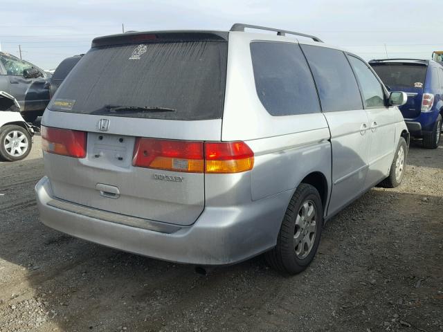 5FNRL18033B002615 - 2003 HONDA ODYSSEY EX SILVER photo 4