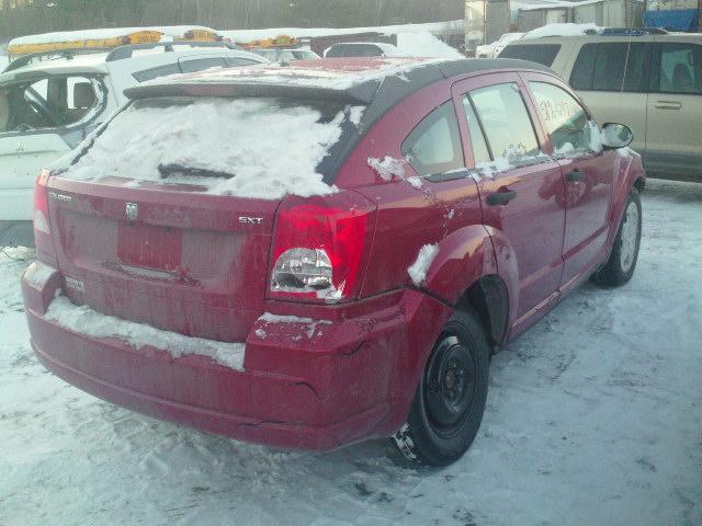 1B3HB48BX8D558681 - 2008 DODGE CALIBER SX RED photo 4