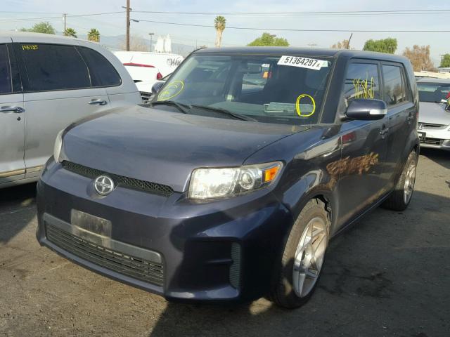 JTLZE4FE6CJ030271 - 2012 TOYOTA SCION XB BLUE photo 2