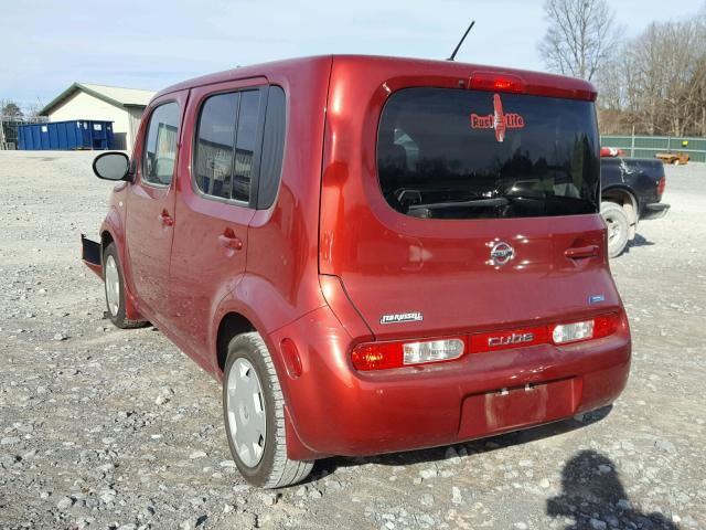 JN8AZ2KR9ET352313 - 2014 NISSAN CUBE S RED photo 3