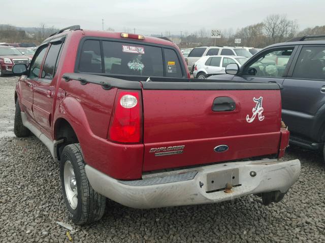 1FMZU67E23UA47975 - 2003 FORD EXPLORER S RED photo 3
