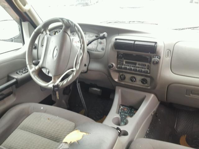 1FMZU67E23UA47975 - 2003 FORD EXPLORER S RED photo 9