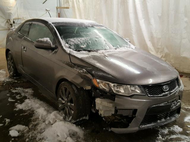 KNAFW6A34B5386123 - 2011 KIA FORTE SX GRAY photo 1