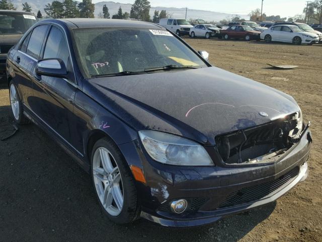 WDDGF54X18F055783 - 2008 MERCEDES-BENZ C 300 BLUE photo 1