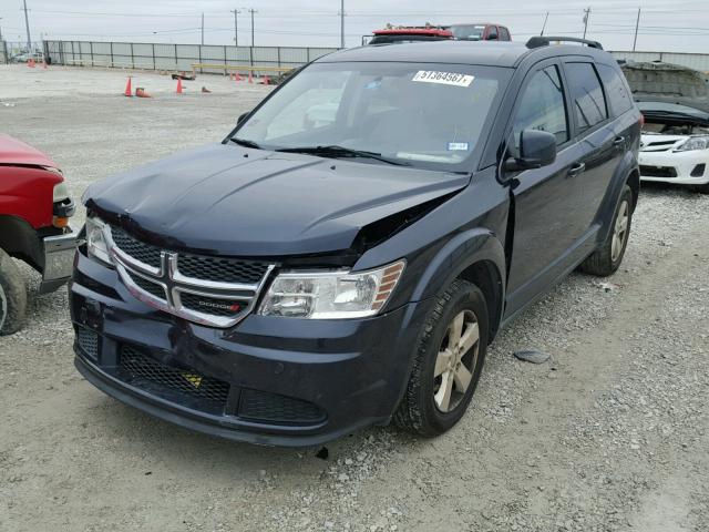 3D4PG1FG4BT526905 - 2011 DODGE JOURNEY MA BLACK photo 2