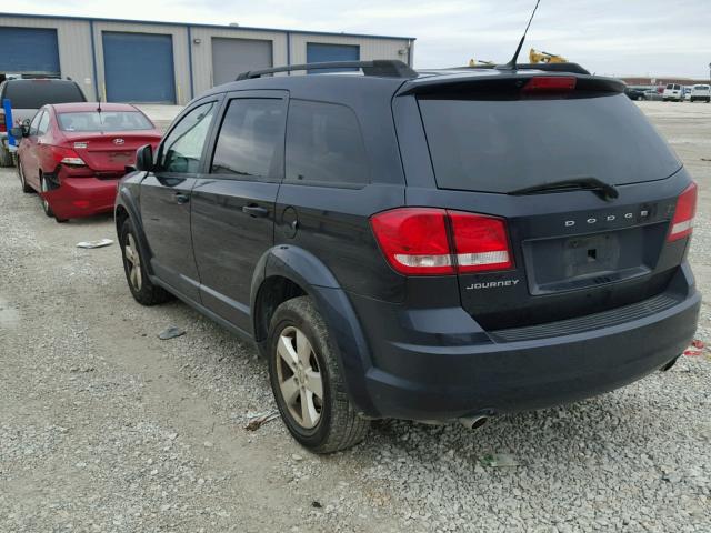 3D4PG1FG4BT526905 - 2011 DODGE JOURNEY MA BLACK photo 3