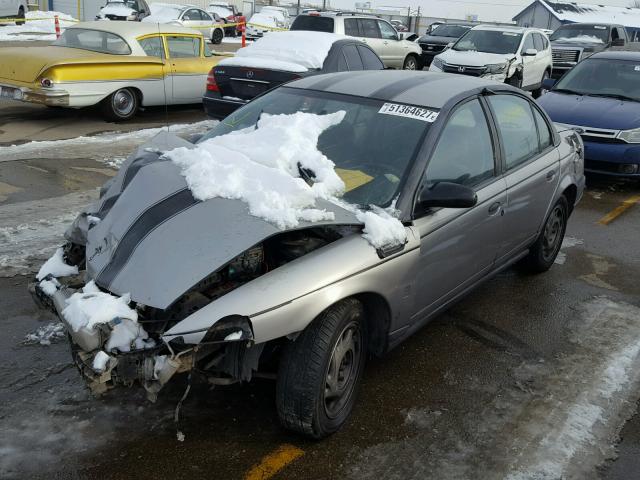 1G8ZH5286VZ195860 - 1997 SATURN SL1 GRAY photo 2